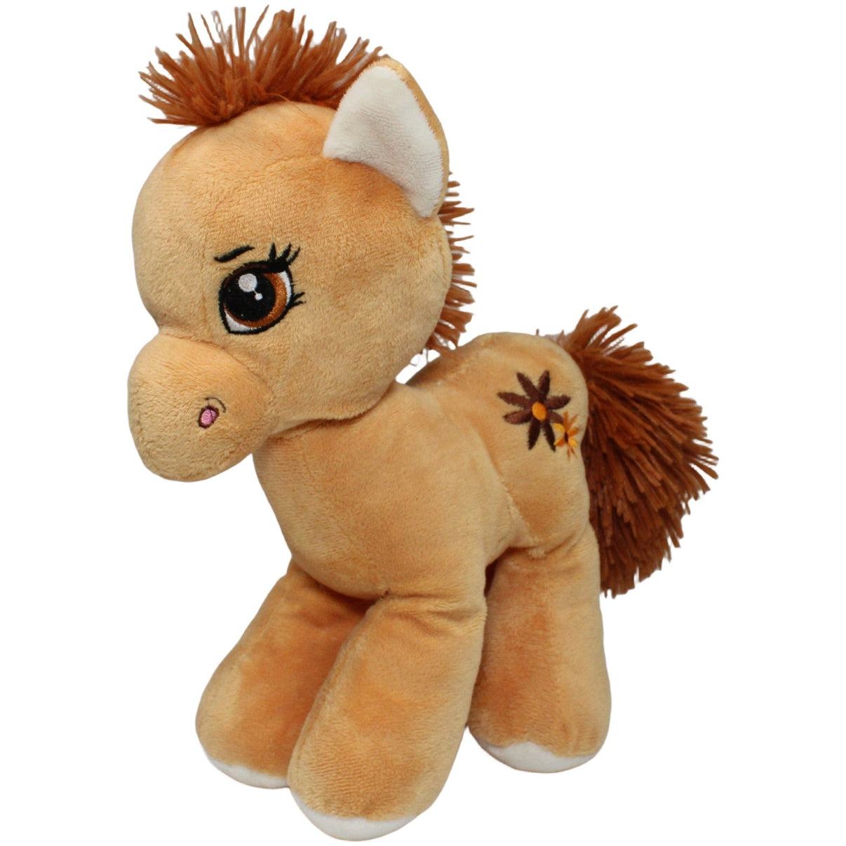 123000020804 Paul Import Schönes braunes Pferd mit Blume, stehend Kuscheltier Kumpel Leo 32cm Braun ebay - 20 - stofftiere