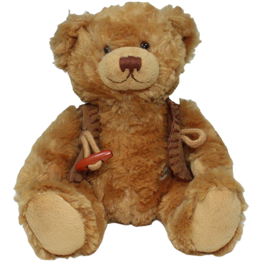 Brauner Teddybär mit brauner Weste