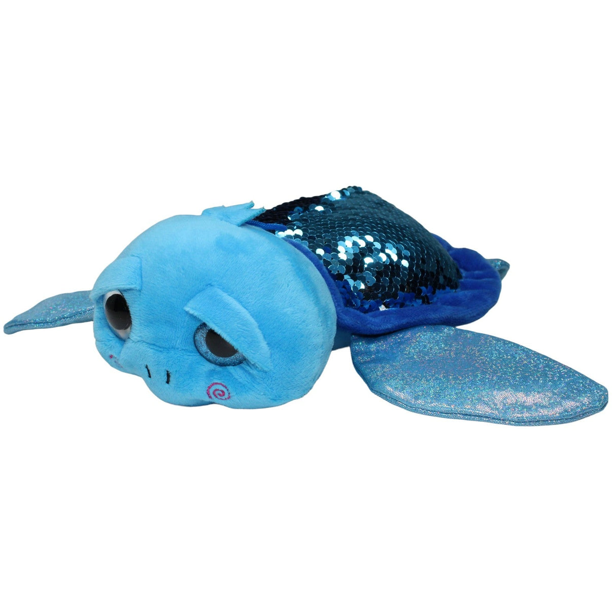 123000020835 Unbekannt Blaue Schildkröte mit Glitzer - Augen und Pailetten Kuscheltier Kumpel Leo 30cm Blau ebay - stofftiere