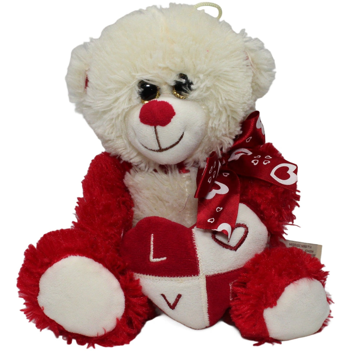 123000020837 Morgenroth Teddybär mit Herz "LOVE", rot - weiß Kuscheltier Kumpel Leo 30cm Beige ebay - 20 - stofftiere
