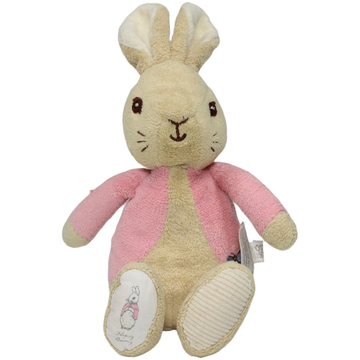 123000020842 Rainbow Designs Peter Hase, rosa Greifling mit Rassel Kumpel Leo 22cm Beige Charakter