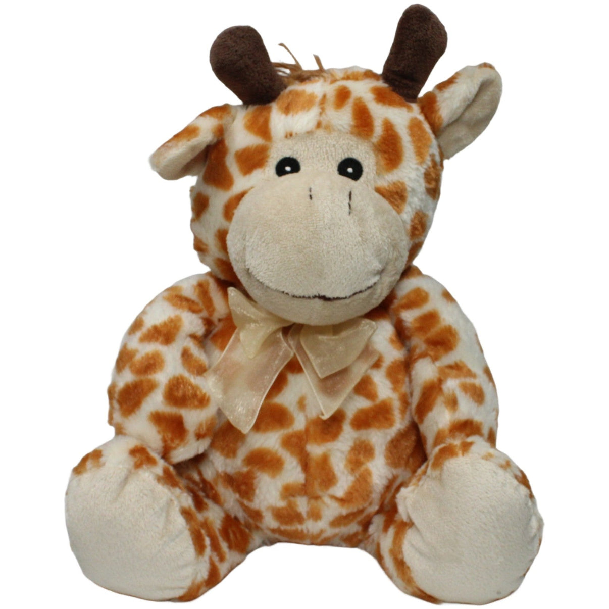 123000020868 Althans Club Sitzende Giraffe mit Schleife Kuscheltier Kumpel Leo 30cm Beige Braun