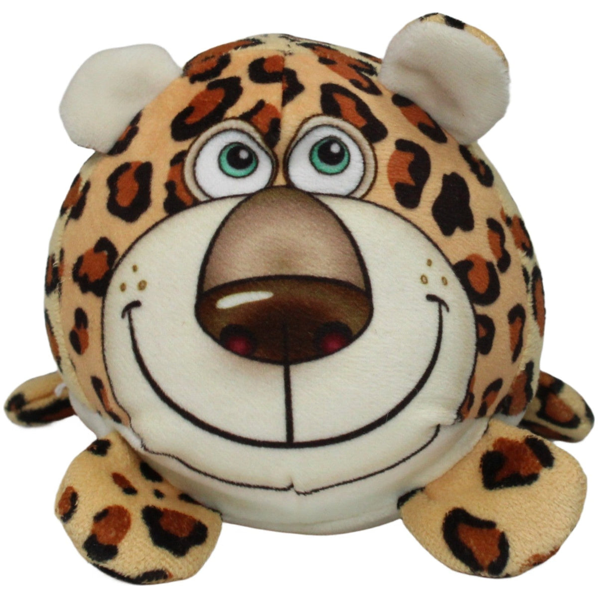 123000020877 Out of the blue Runder Leopard Kuscheltier Kumpel Leo 13cm Beige Braun