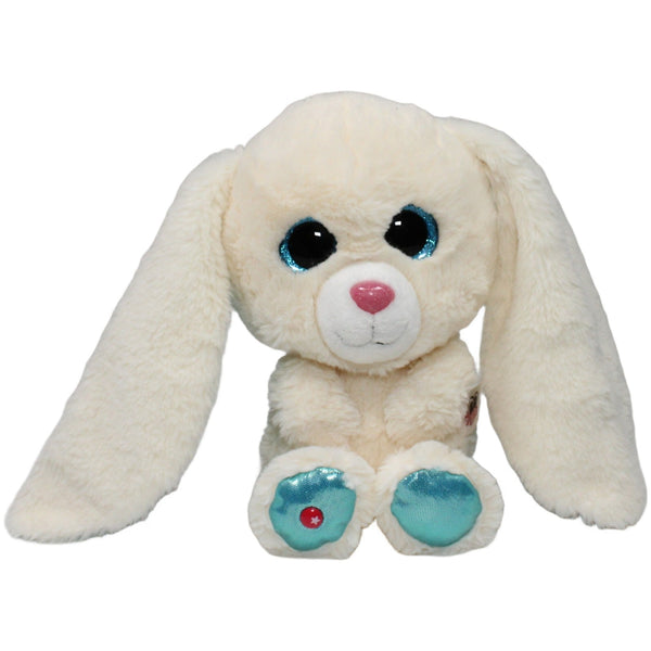 Glubschis, weißer Hase Wolli-Dot