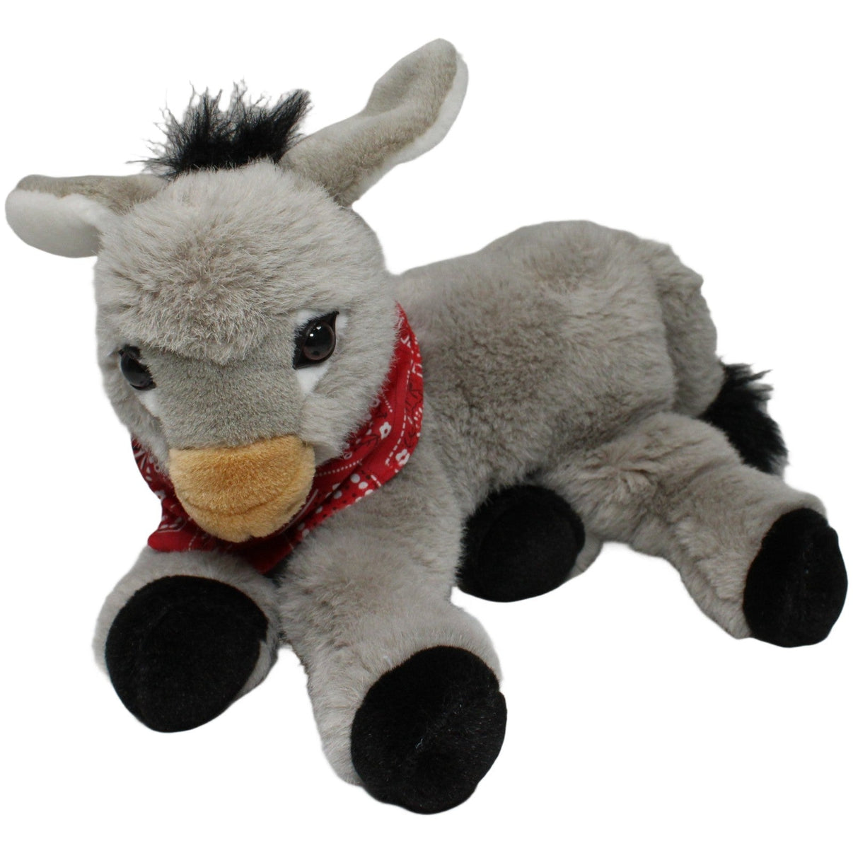 123000020973 Unbekannt Esel mit rotem Halstuch, liegend Kuscheltier Kumpel Leo 30cm ebay - stofftiere Esel