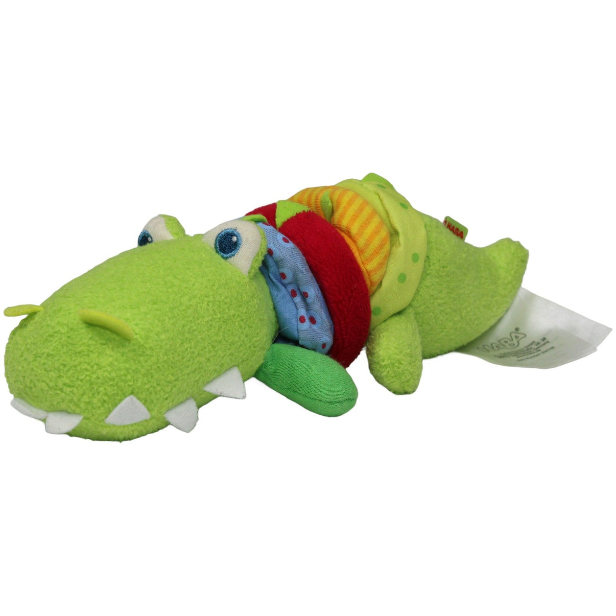 123000020981 HABA Ratterfigur, Krokodil Kroko Kuscheltier Kumpel Leo 20cm 30cm Alligator