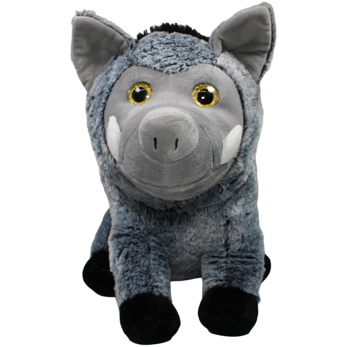 123000020994 Krüger & Gregoriades XL graues Wildschwein mit Glitzer - Augen Kuscheltier Kumpel Leo 40cm ebay - 20 - stofftiere Gebraucht
