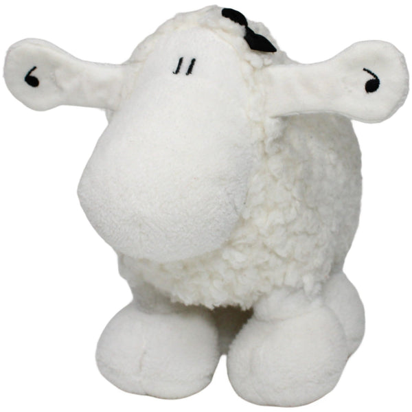 Sheepworld, weißes Schaf mit schwarzer Schleife