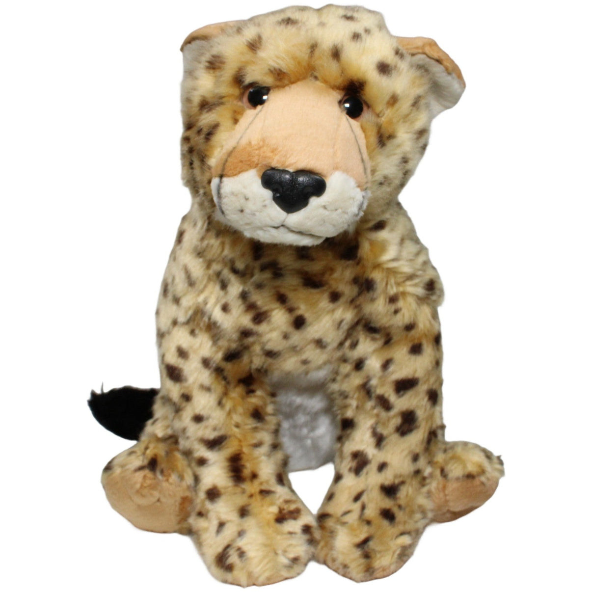 123000021013 Teddy - Hermann XL Leopard, sitzend Kuscheltier Kumpel Leo 40cm Beige Braun