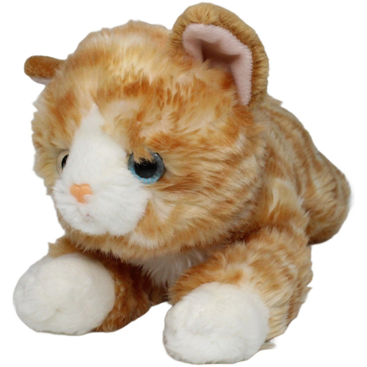 123000021019 Aurora Liegende rote Katze Kuscheltier Kumpel Leo 28cm Beige ebay - stofftiere