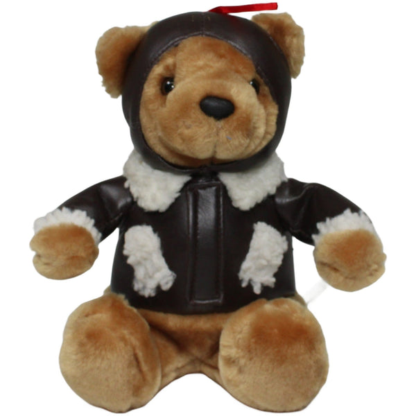 Piloten-Teddy, sitzend