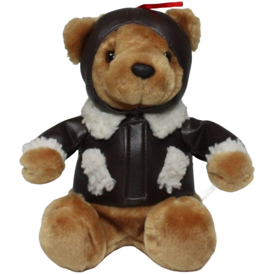 Piloten-Teddy, sitzend