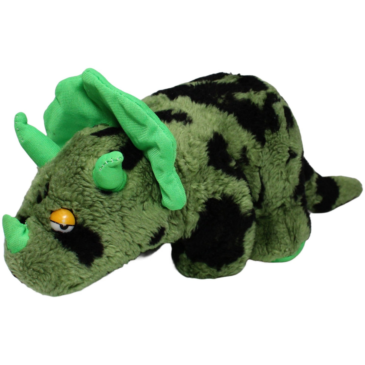 123000021025 Unbekannt Triceratops, grün Kuscheltier Kumpel Leo 42cm _Vintage_ Dinosaurier