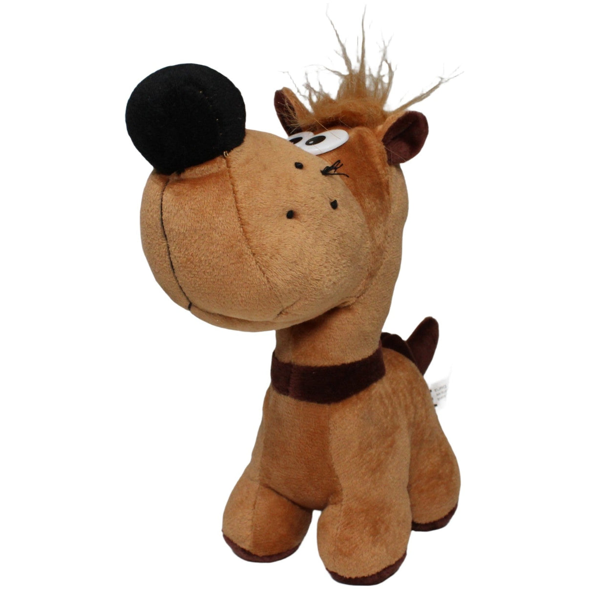 123000021028 Euro Souvenirs Brauner Hund mit großer Schnauze Kuscheltier Kumpel Leo 22cm Braun ebay - stofftiere