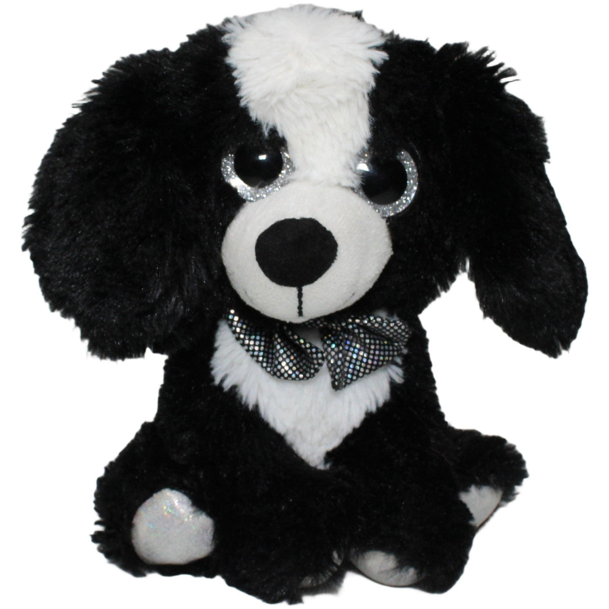 123000021046 Primark Hund mit Glitzer - Fliege, sitzend Kuscheltier Kumpel Leo 20cm ebay - 20 - stofftiere Gebraucht