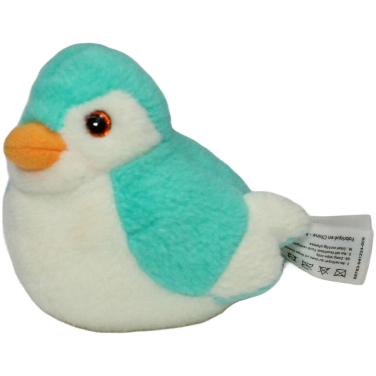 123000021070 GIPSY BIRDIES, türkiser Vogel mit Sound Kuscheltier Kumpel Leo 15cm Blau ebay - stofftiere
