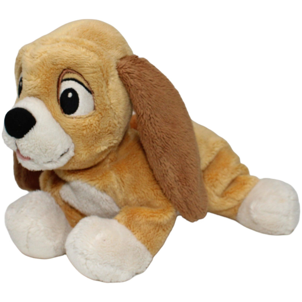 123000021092 Disney Disneyland Paris, Capper aus Cap und Capper Kuscheltier Kumpel Leo 25cm _Vintage_ Beige