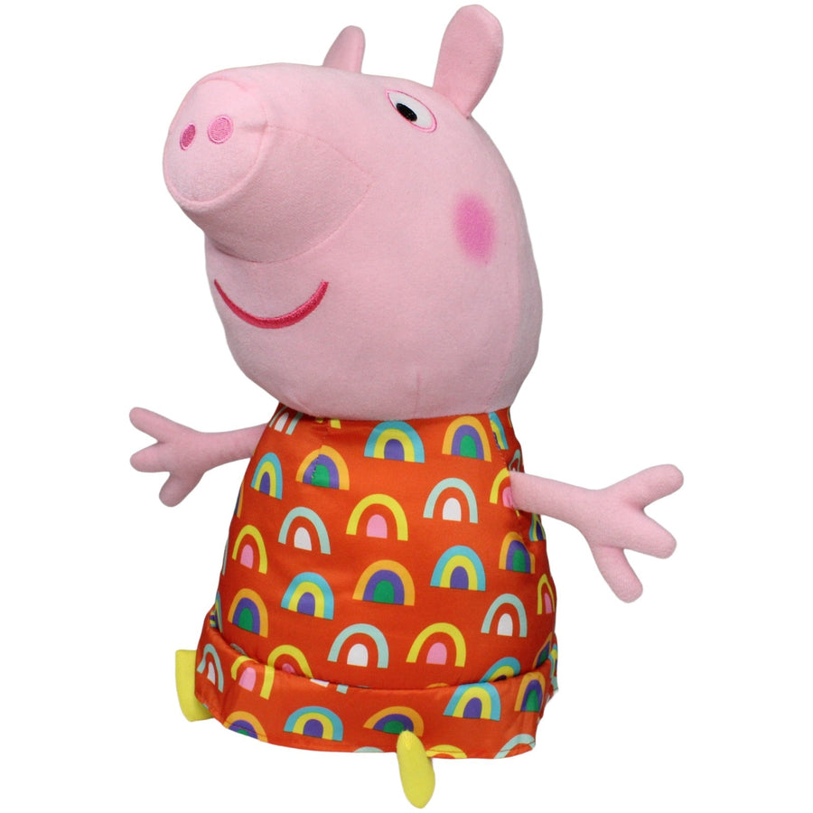 XL Peppa Wutz mit Regenbogenkleid