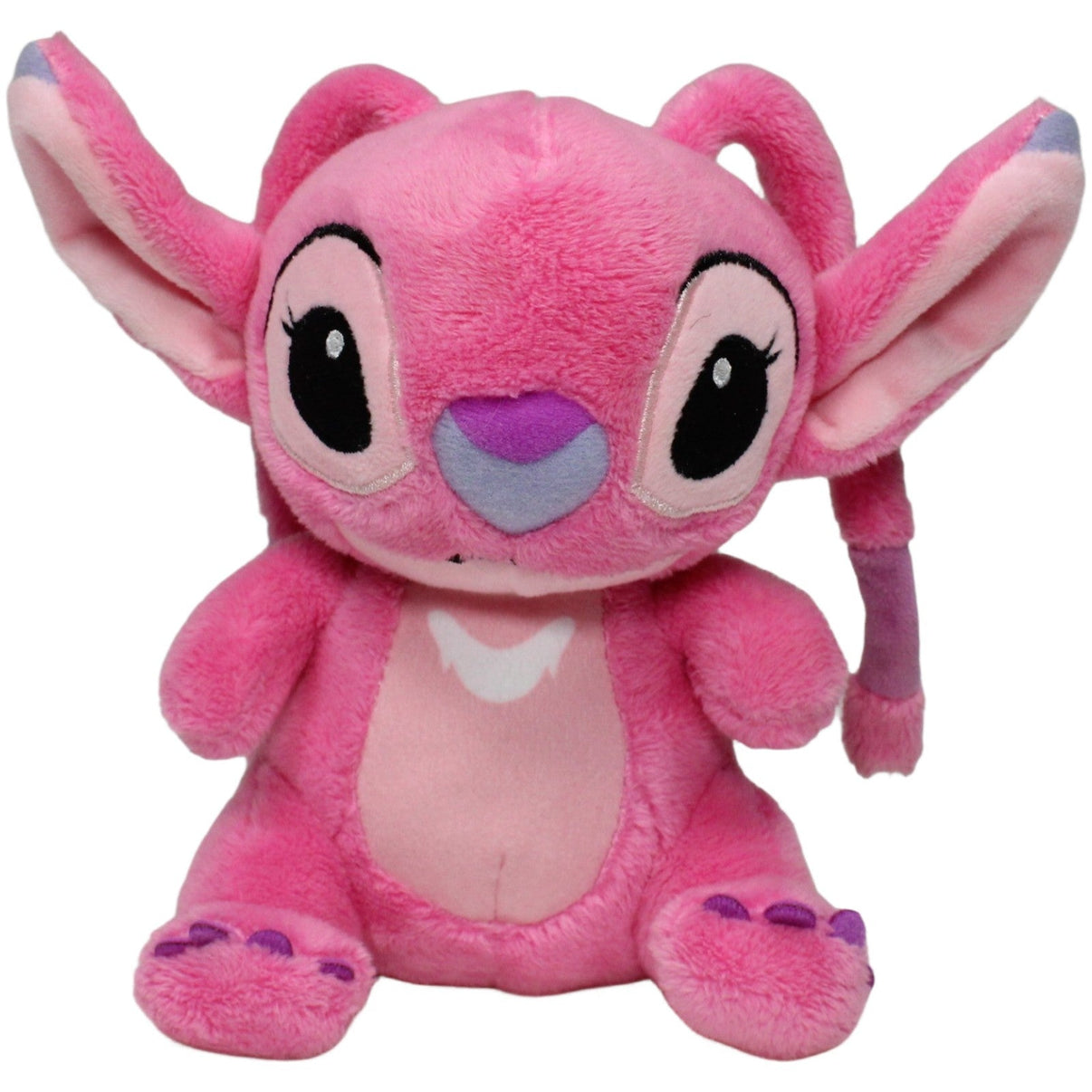 123000021132 Simba Angel aus Disney Lilo & Stitch, klein Plüschfigur Kumpel Leo 17cm Alien Charakter