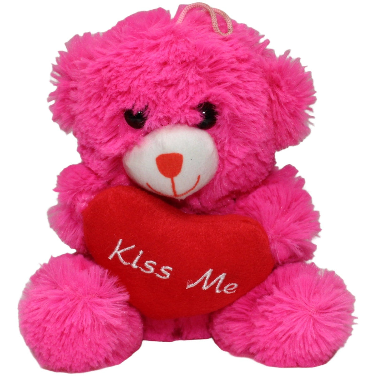 Flos Toys, pinker Teddybr mit Herz "Kiss Me" Kuscheltier | Kumpel Leo Flos Toys, pinker Teddybr mit Herz "Kiss Me" Kuscheltier | Kumpel Leo