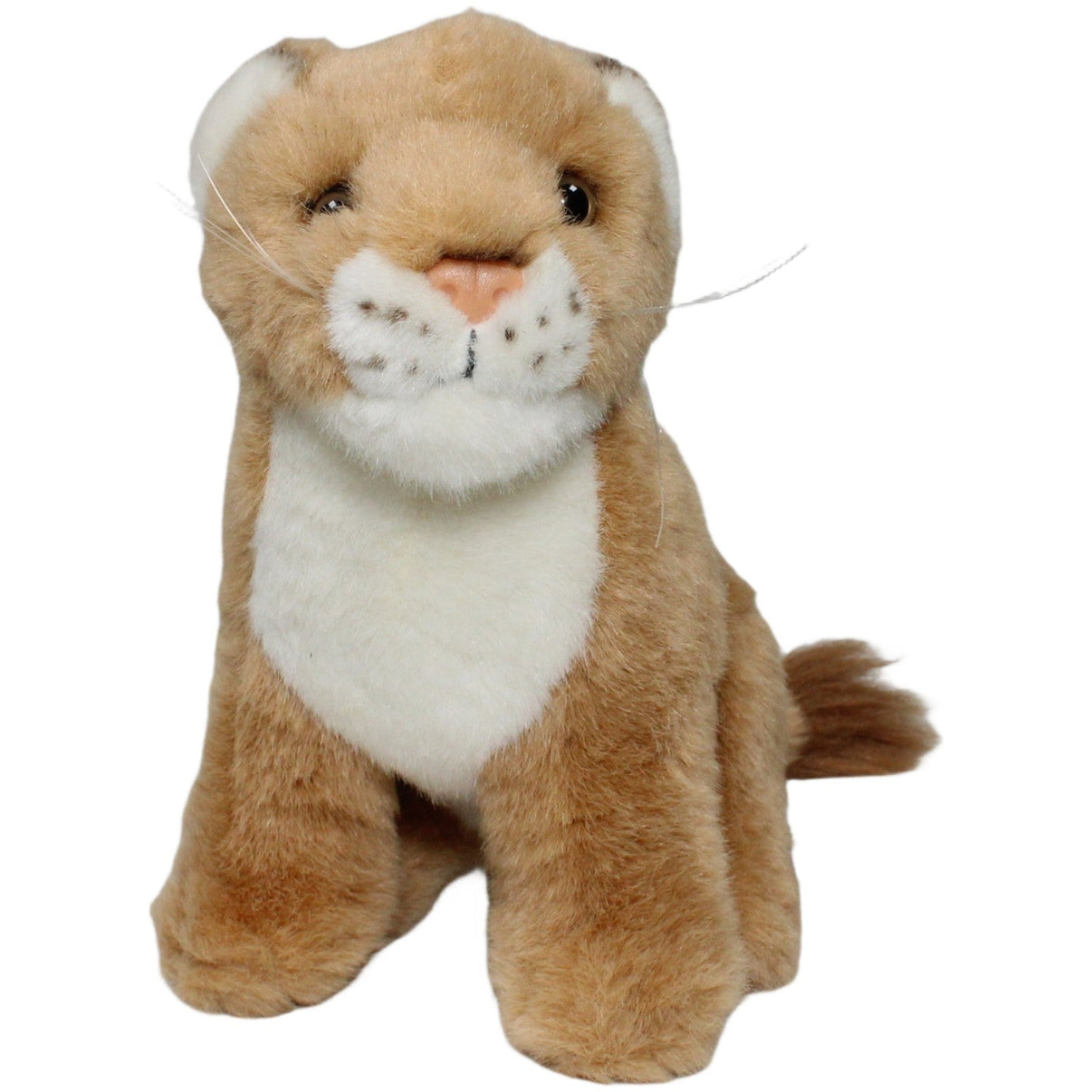 123000021160 Kuschelwuschel Hübsches Löwenjunges, sitzend Kuscheltier Kumpel Leo 20cm Beige Braun