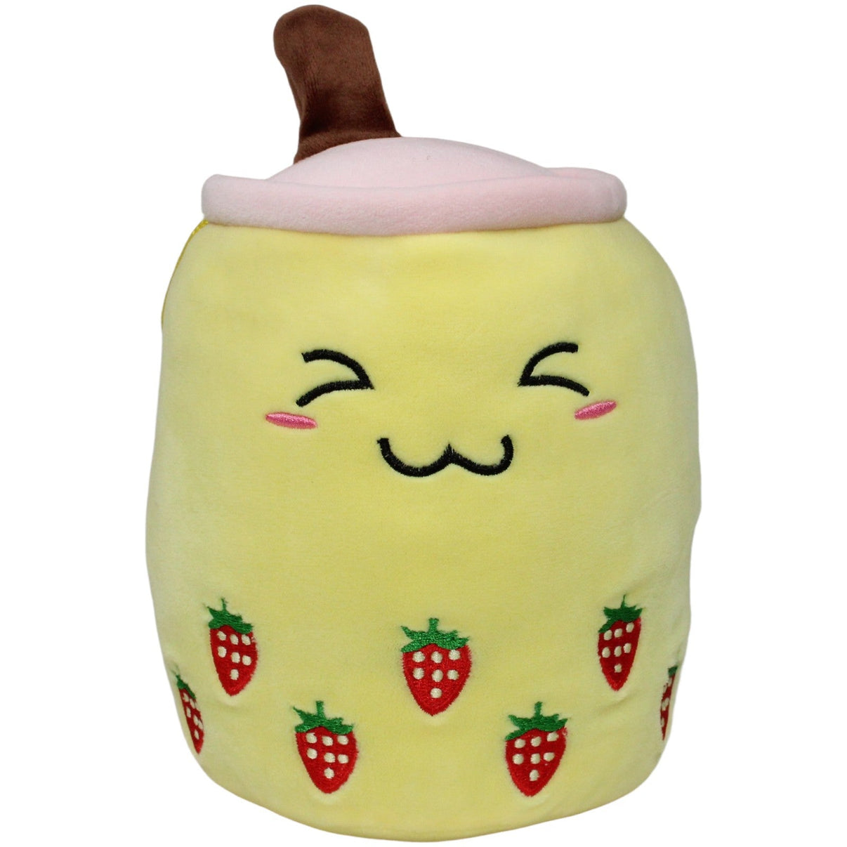 123000021173 Landahl & Baumann Squishy Bubble Tea mit Erdbeeren, gelb Plüschfigur Kumpel Leo 20cm ebay - stofftiere Gebraucht