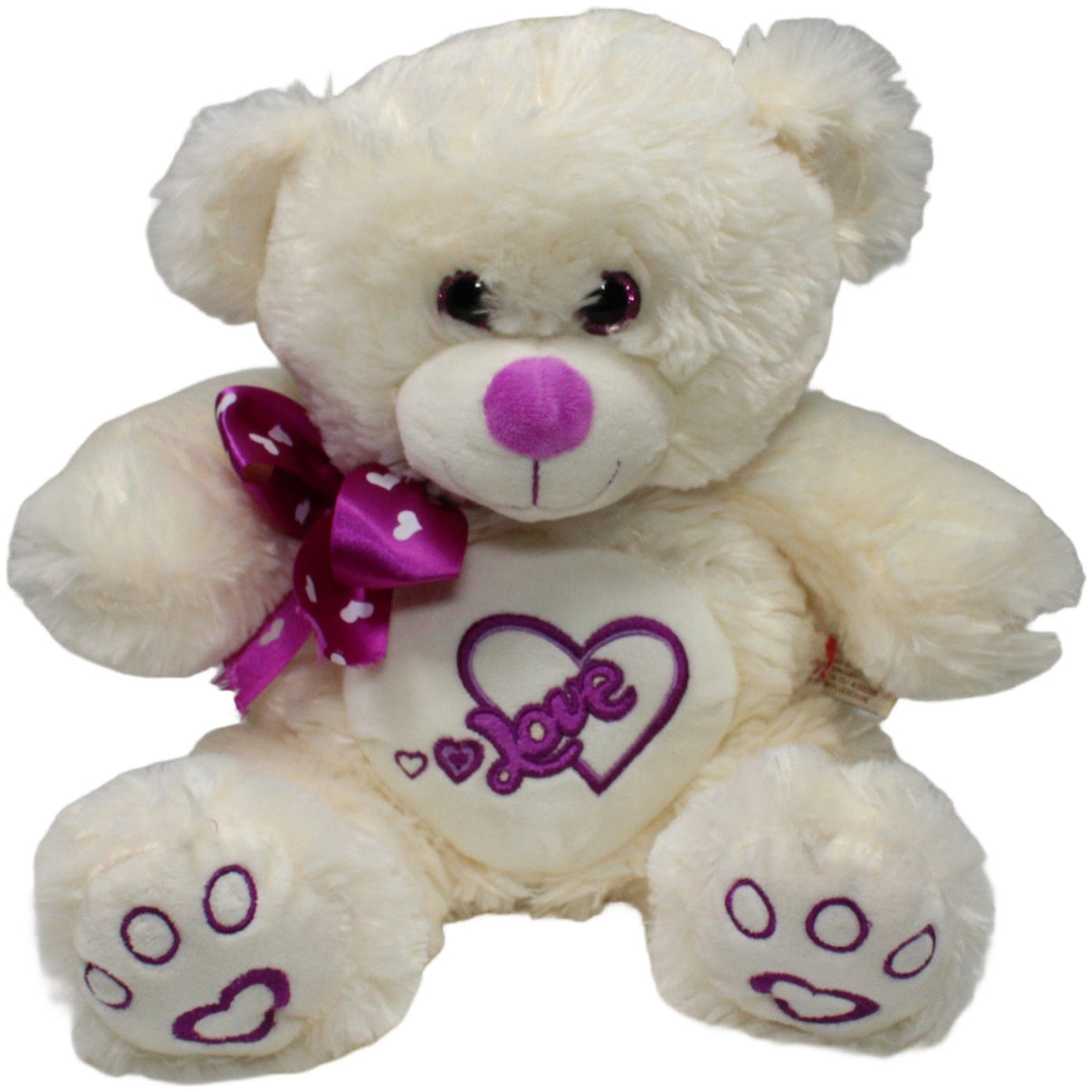 123000021199 Morgenroth XL Weißer Teddybär "Love" Kuscheltier Kumpel Leo 40cm ebay - 20 - stofftiere Gebraucht