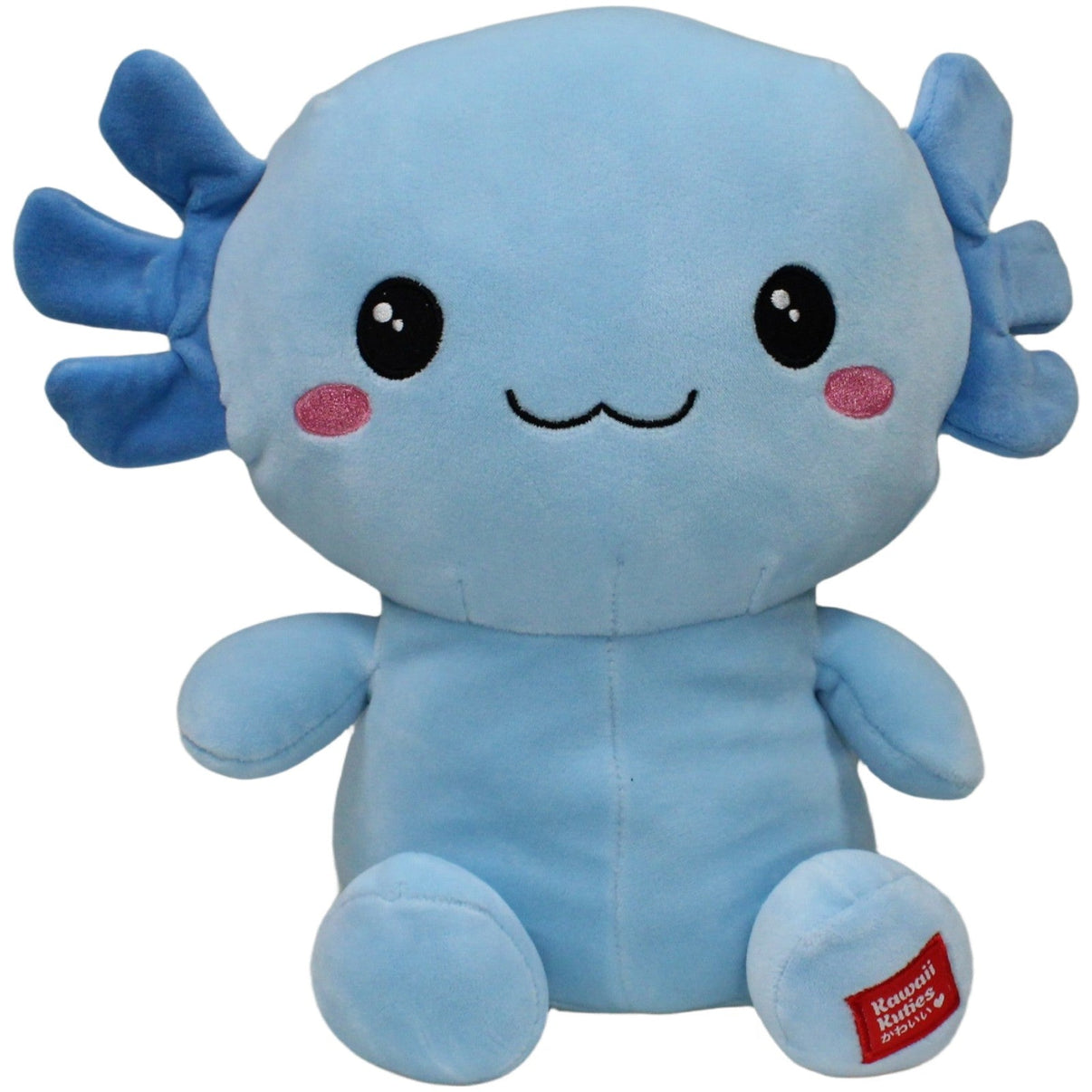 123000021213 Whitehouse Leisure Kawaii Kuties, blaues Axolotl Kuscheltier Kumpel Leo 28cm Axolotl Blau