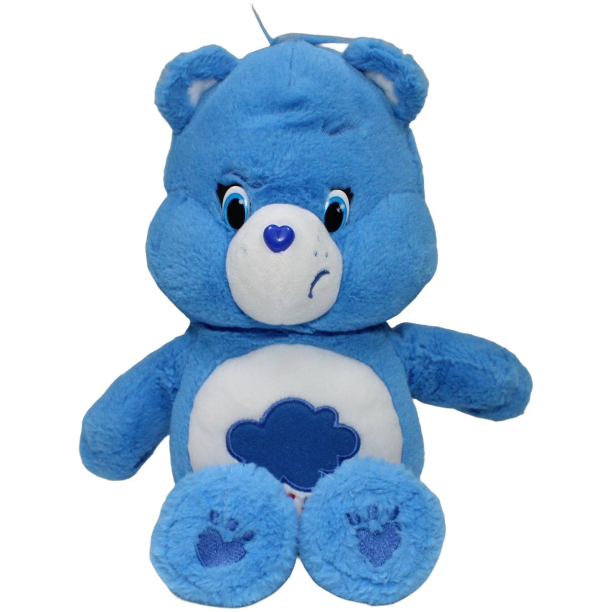 123000021245 Just Play Brummbärchi aus Die Glücksbärchis, groß Kuscheltier Kumpel Leo 35cm Blau Bär