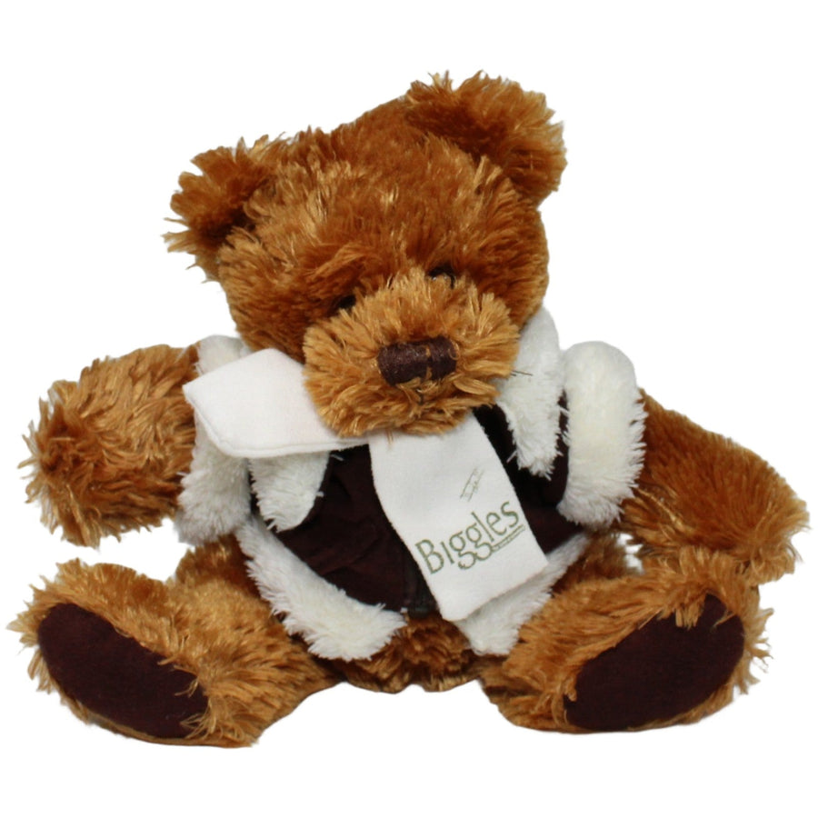 Biggles, Pilot-Teddy mit Lederjacke & Schal