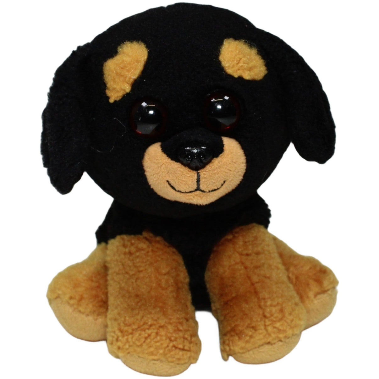 123000021266 TY Rottweiler Hund Trevour Kuscheltier Kumpel Leo 16cm Braun ebay - stofftiere