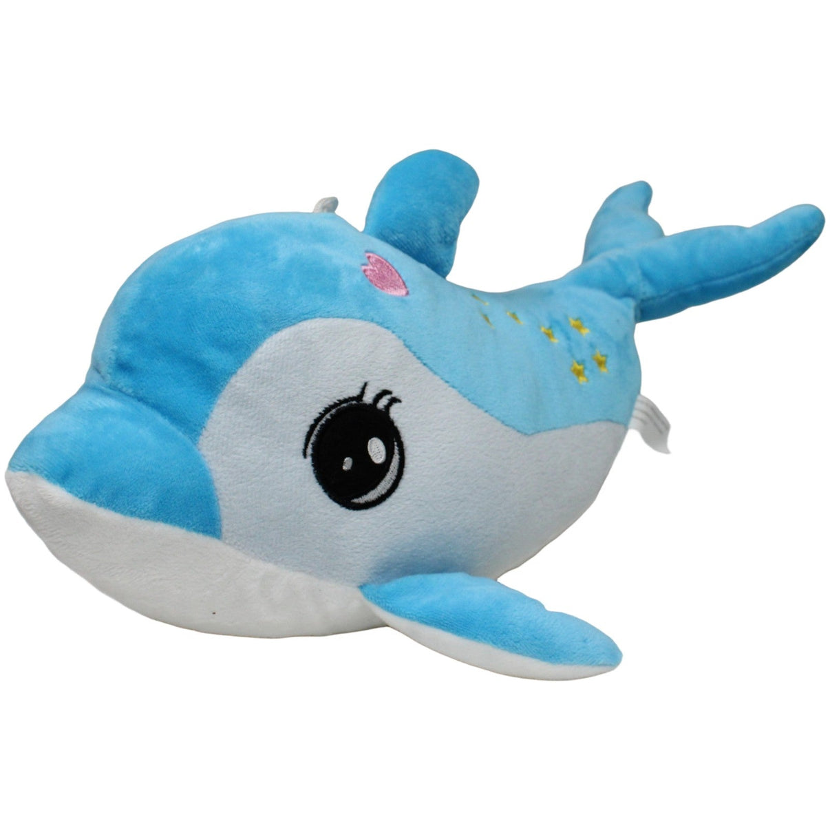 123000021276 Lexys Blauer Delfin mit Sternen, groß Kuscheltier Kumpel Leo 35cm Blau Delfin