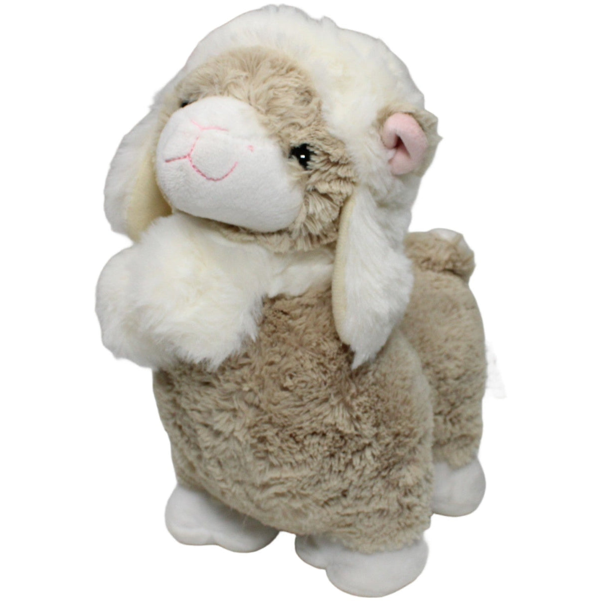 123000021289 KSD Beiges Alpaka mit Mütze und Schal Kuscheltier Kumpel Leo 28cm Alpaka Beige