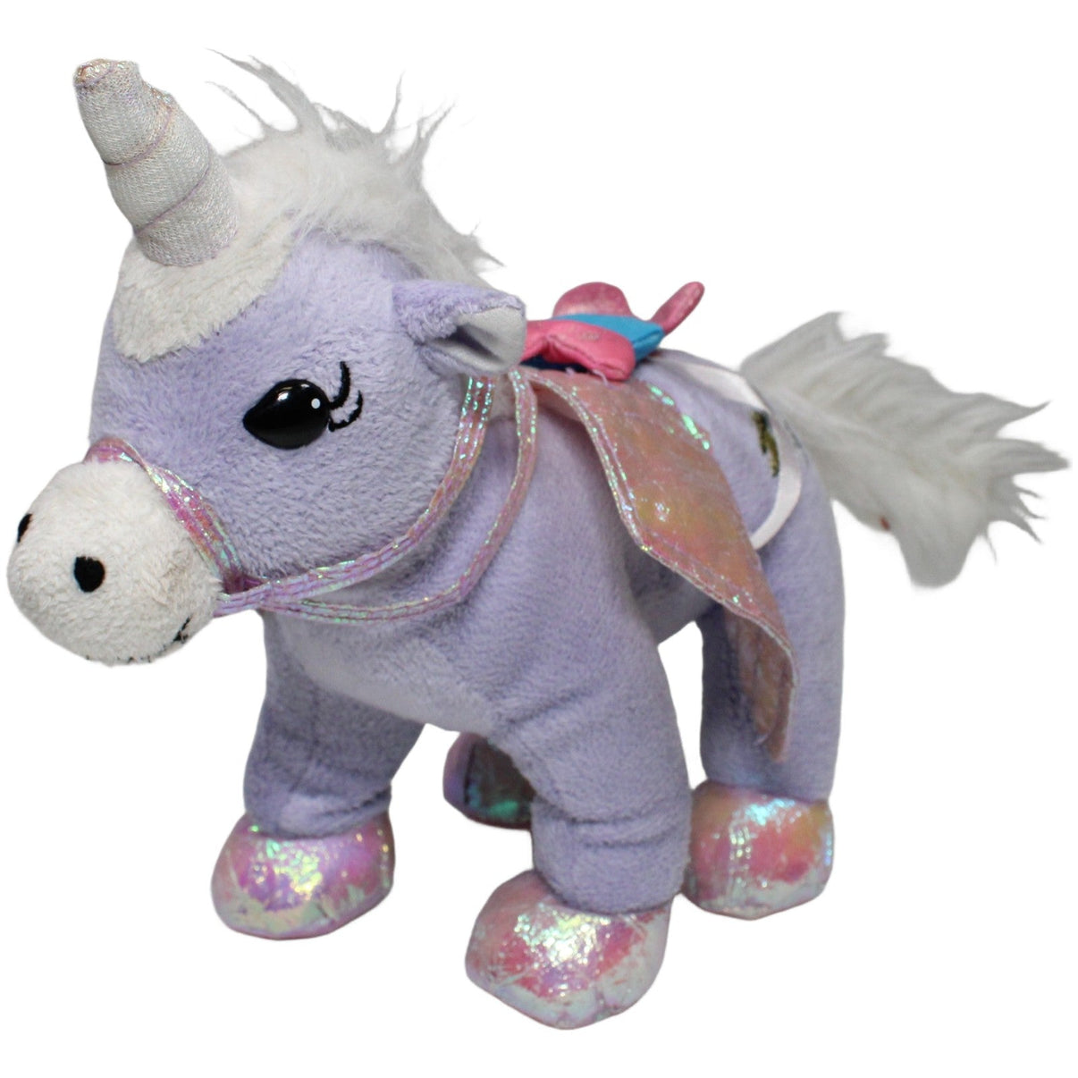 123000021316 idee+spiel Sparkle Unicorn, lila Einhorn mit Flügeln Kuscheltier Kumpel Leo 28cm ebay - stofftiere Einhorn