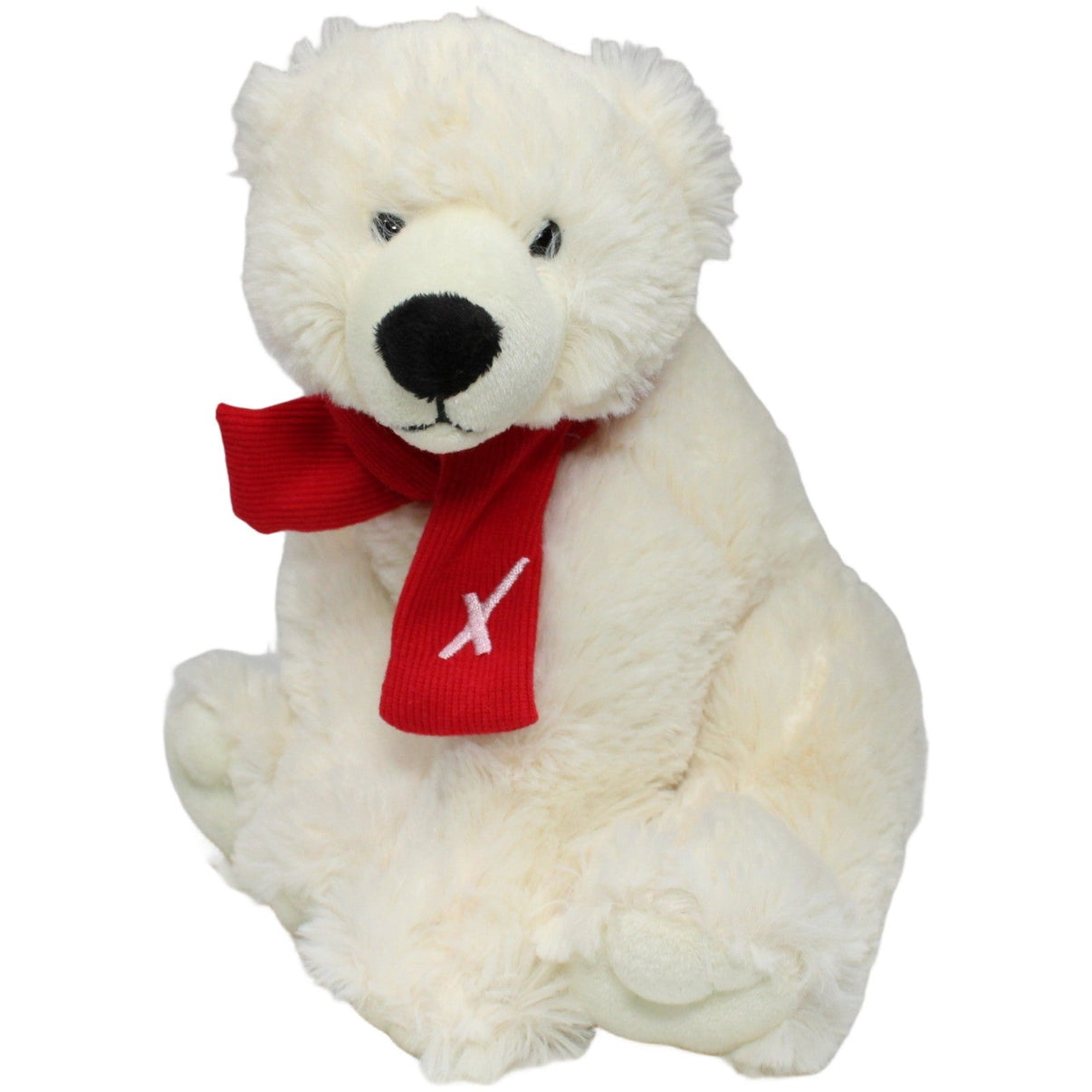123000021327 MMmedia Cinemaxx, sitzender Eisbär mit Schal Kuscheltier Kumpel Leo 25cm ebay - stofftiere Eisbär