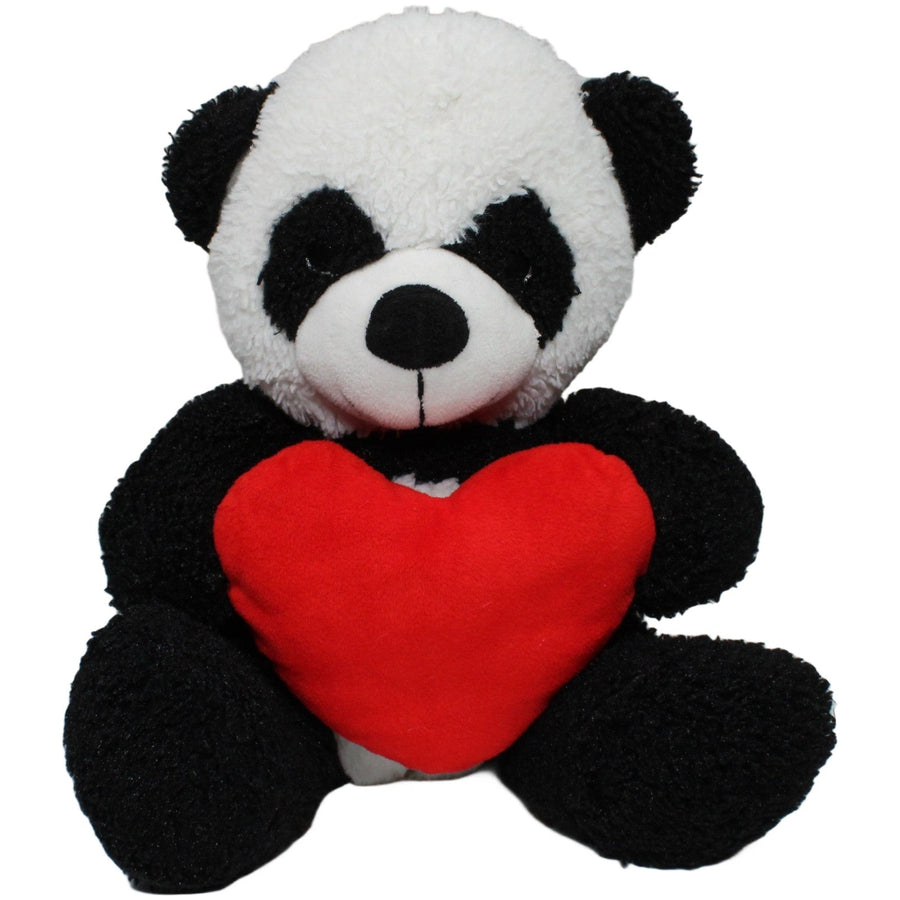 Süßer Panda mit Herz, sitzend