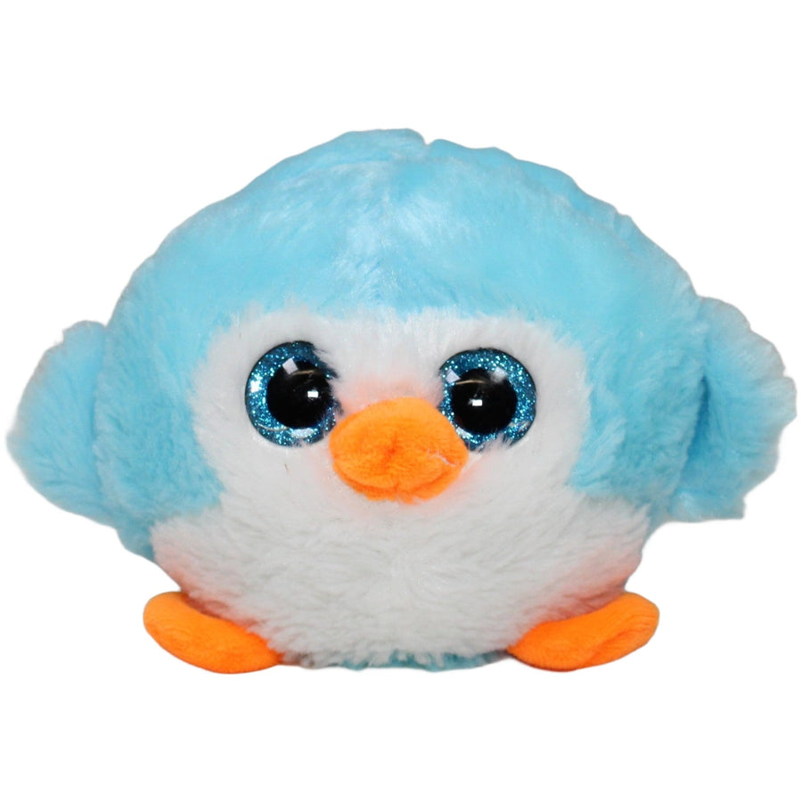 Kuschel Woolis, runder Pinguin mit Glitzer-Augen