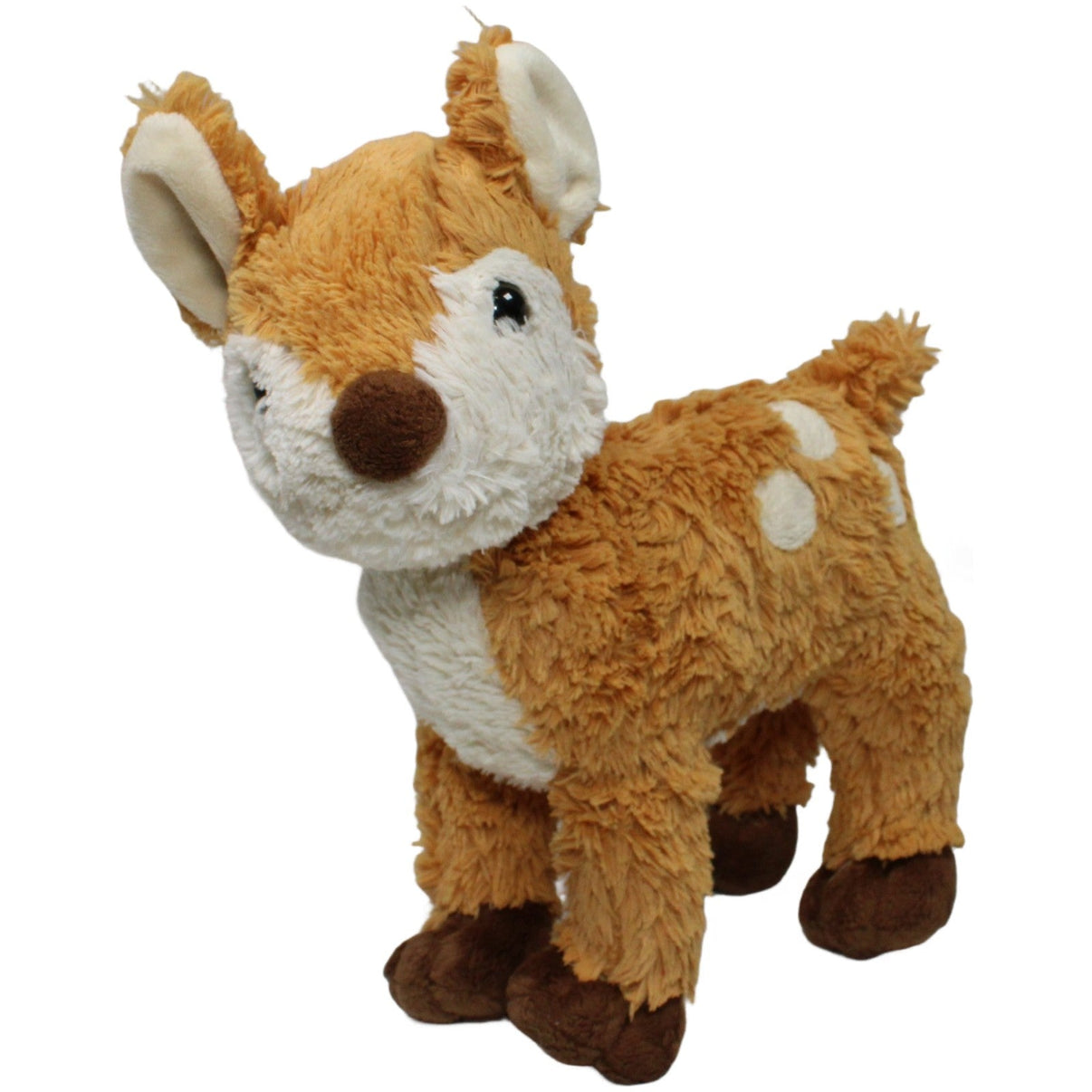 123000021389 TEDI Trendy Plüsch, stehendes Rehkitz Kuscheltier Kumpel Leo 30cm Beige Braun