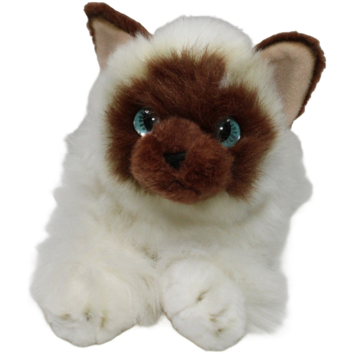 123000021391 Aurora Flopsies, liegende Balinesen Katze Kuscheltier Kumpel Leo 35cm Braun ebay - stofftiere