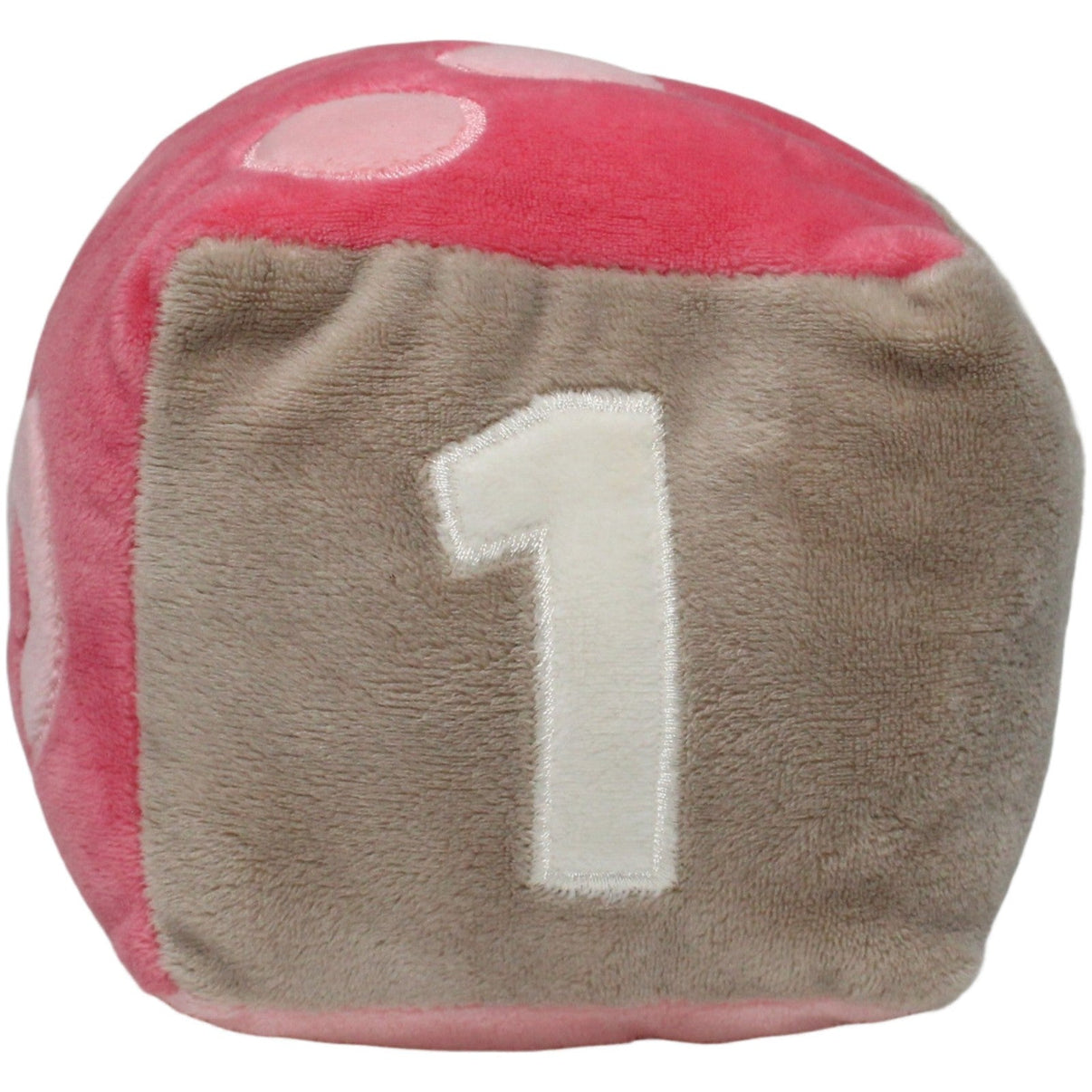123000021393 Sigikid Rosa Würfel mit Zahlen und Rasselgeräusch Activity - Würfel Kumpel Leo 12cm Activity - Würfel Beige