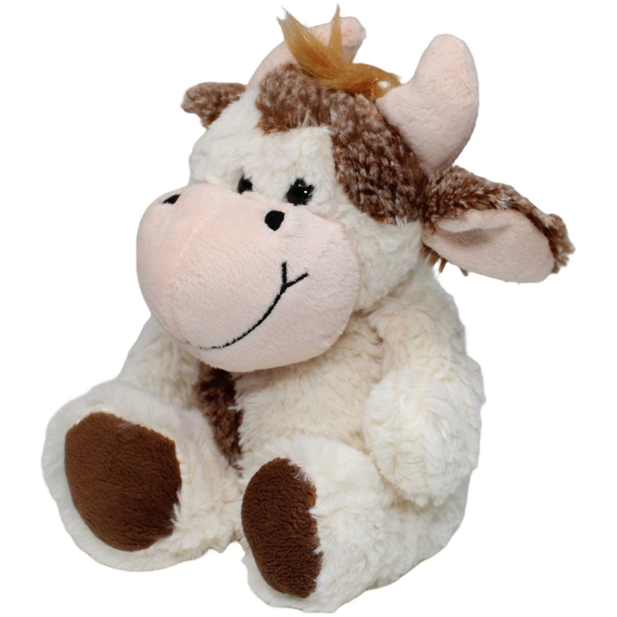 123000021402 inware Sitzende Kuh Kuscheltier Kumpel Leo 20cm Beige Braun
