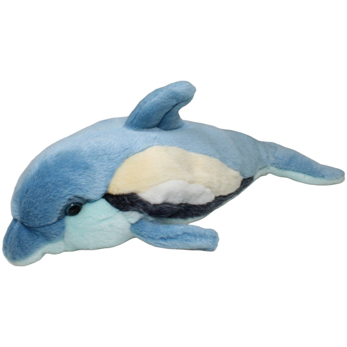 123000021406 Unbekannt XL Delfin, blau Kuscheltier Kumpel Leo 43cm Beige Blau