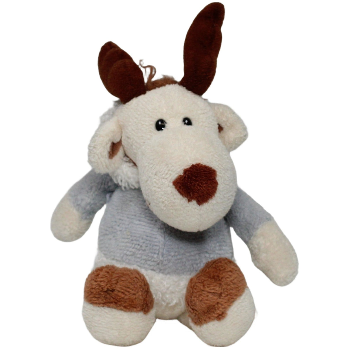 123000021453 NICI Schlenker - Rentier mit Kapuzen - Pulli, beige Kuscheltier Kumpel Leo 17cm Beige Braun