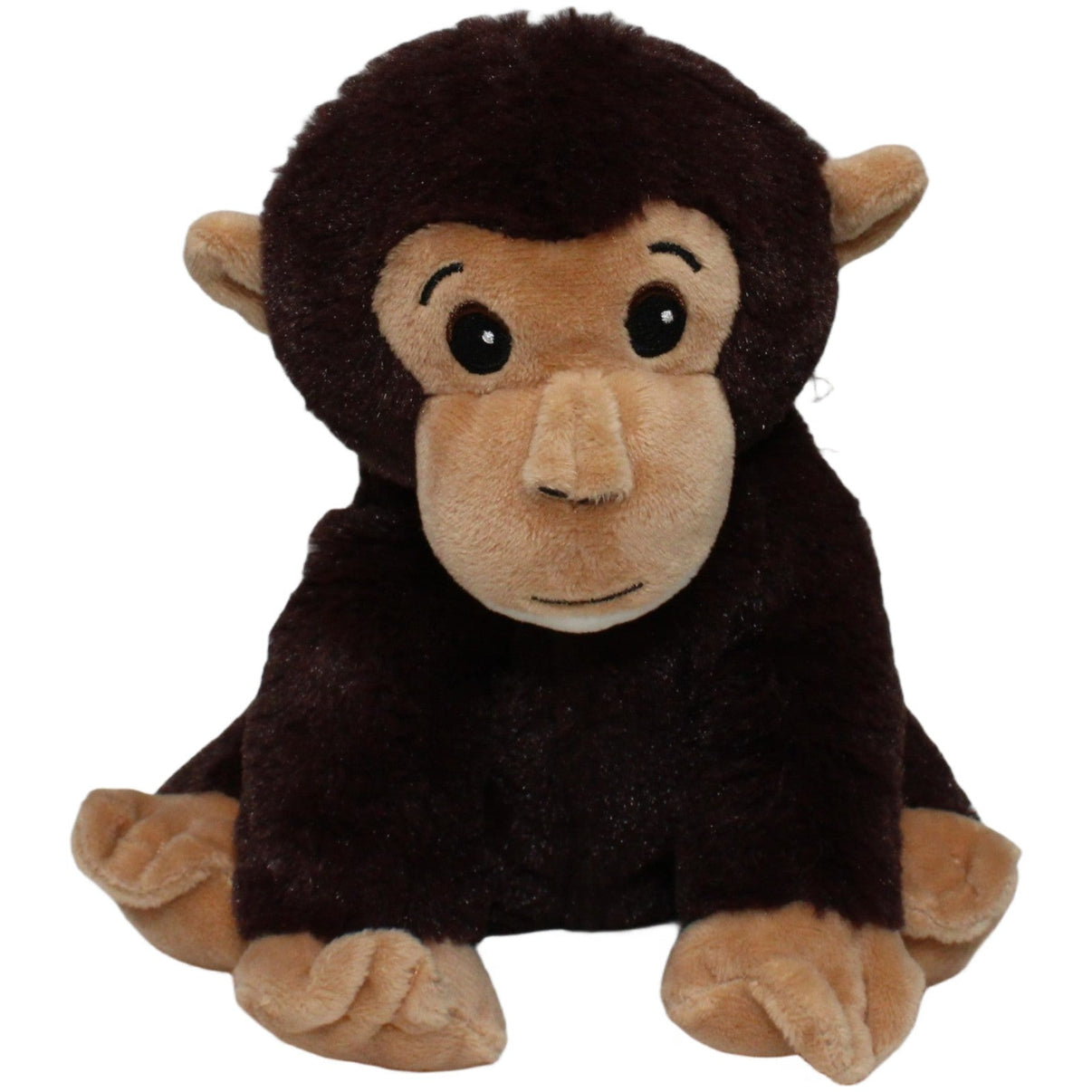 123000021473 GREENLIFE VALUE warmies Minis, Schimpanse Wärmekissen mit Bezug Kumpel Leo 20cm Affe Beige