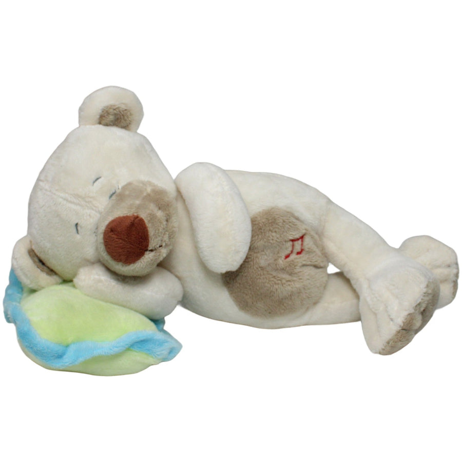 Schlafender Bär mit Kissen & Schnarch Geräuschen