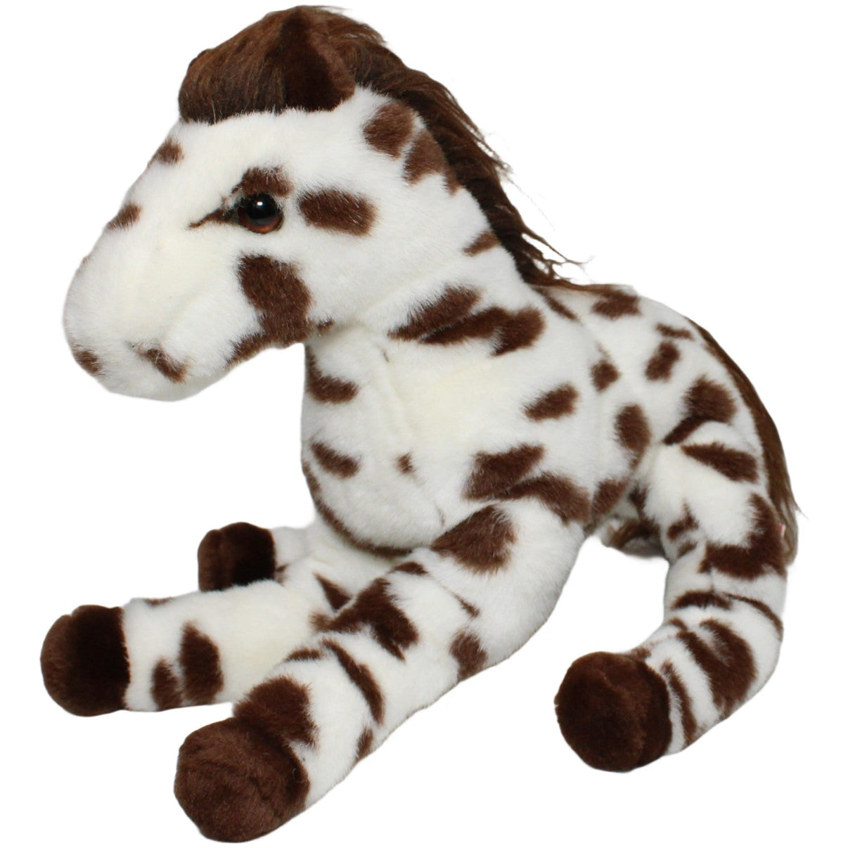 123000021492 Douglas Company Schönes weißes Pferd mit braunen Flecken Kuscheltier Kumpel Leo 30cm Braun ebay - 20 - stofftiere