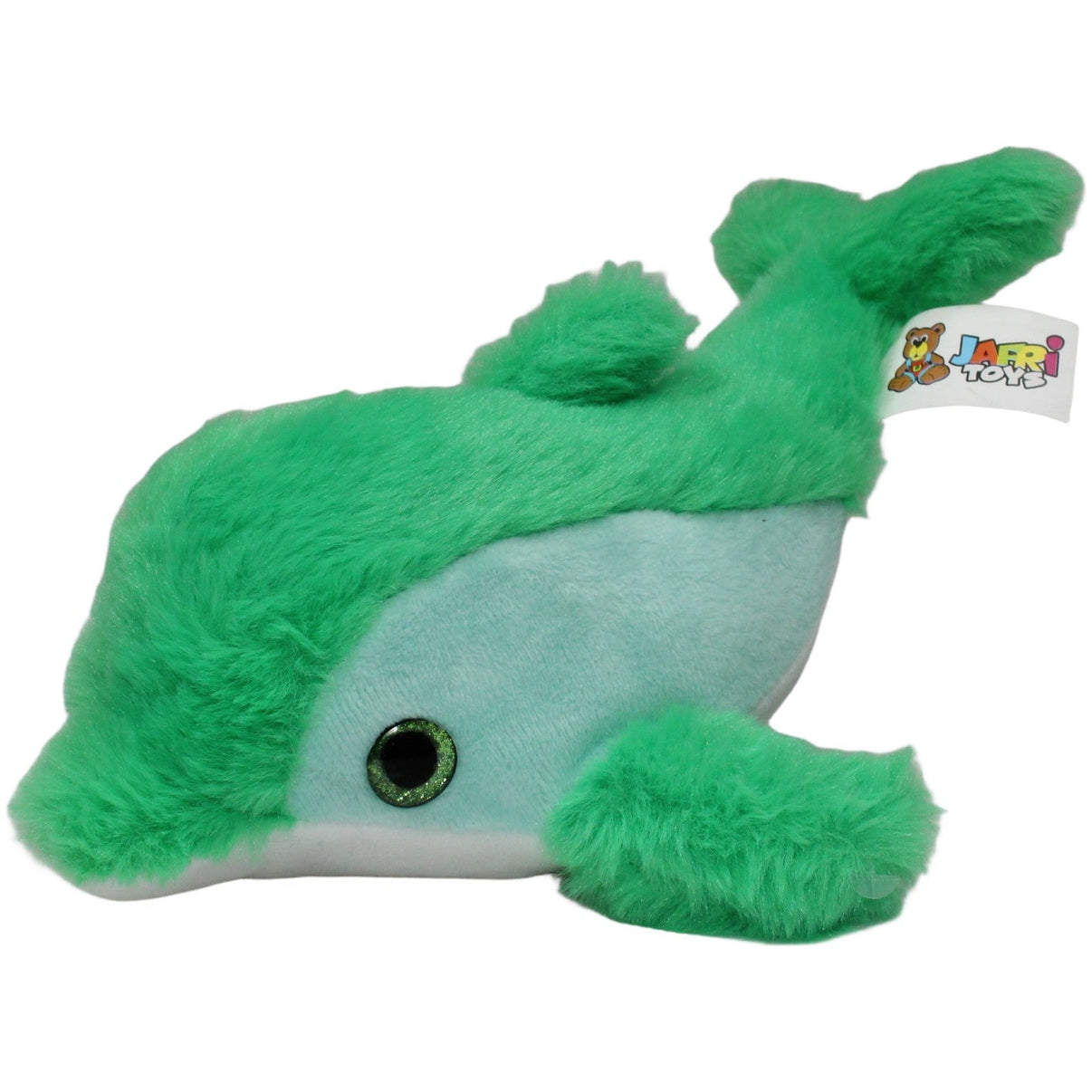 123000021500 Jafri Toys Grüner Delfin mit Glitzeraugen Kuscheltier Kumpel Leo 25cm Delfin ebay - stofftiere
