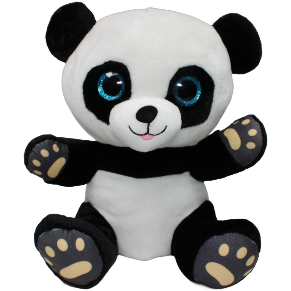 123000021506 FLOTI Flos Toys, Süßer XL Panda mit Glitzeraugen Kuscheltier Kumpel Leo 45cm ebay - 20 - stofftiere Gebraucht