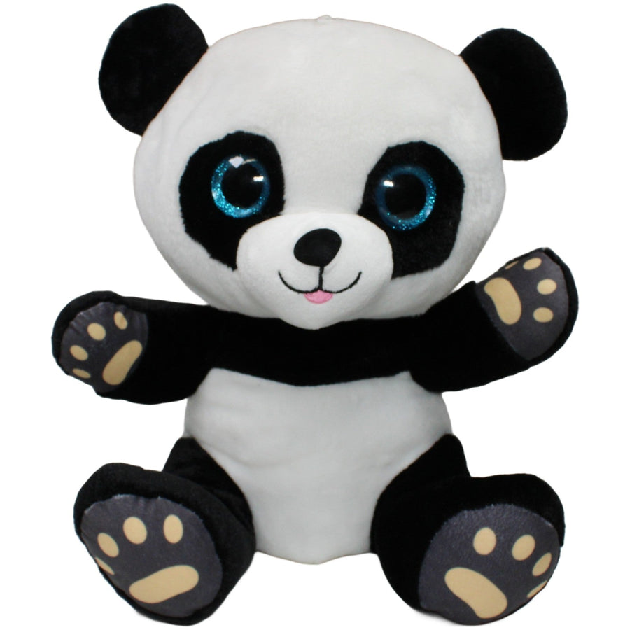 Flos Toys, Süßer XL Panda mit Glitzeraugen