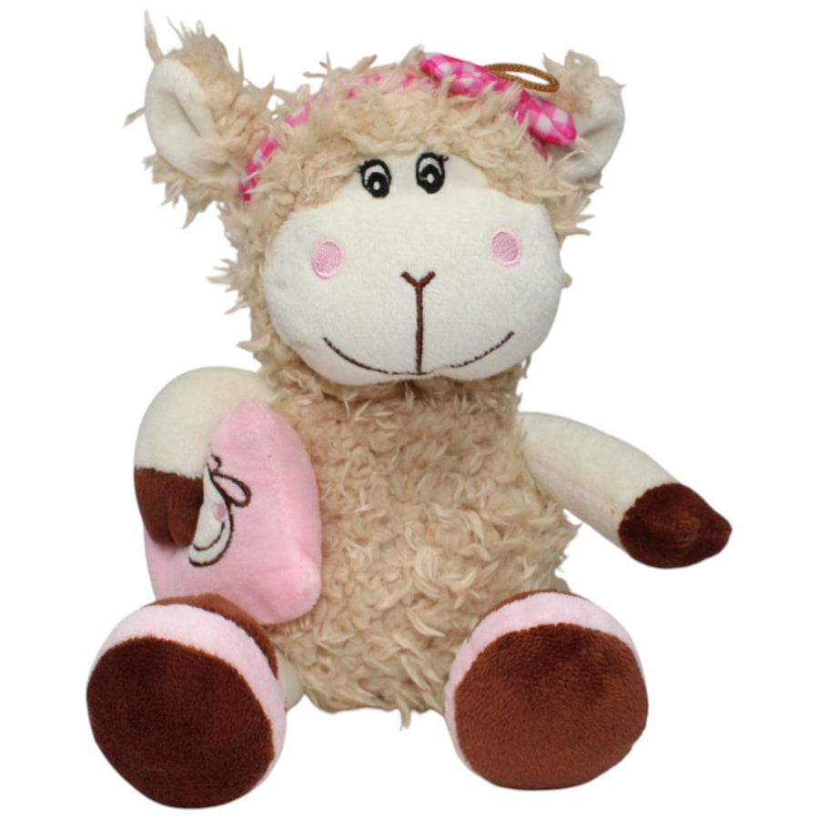 Flos Toys, beiges Schlenker Schaf mit Kissen